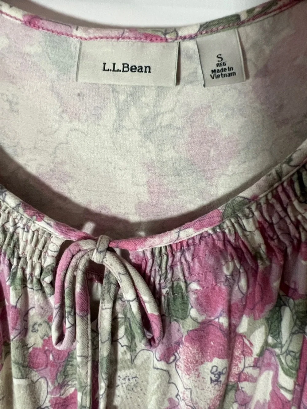 L.L. Bean Floral Sleeveless Dress size Small